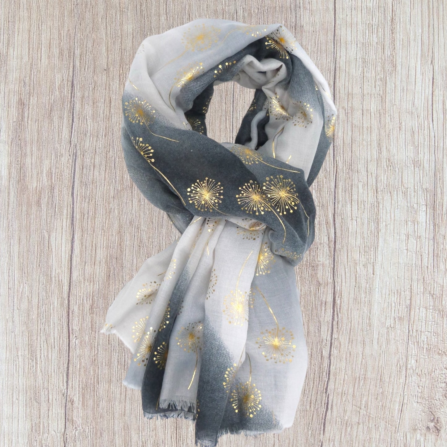 Glitter Dandelion Multi Stripe Scarf