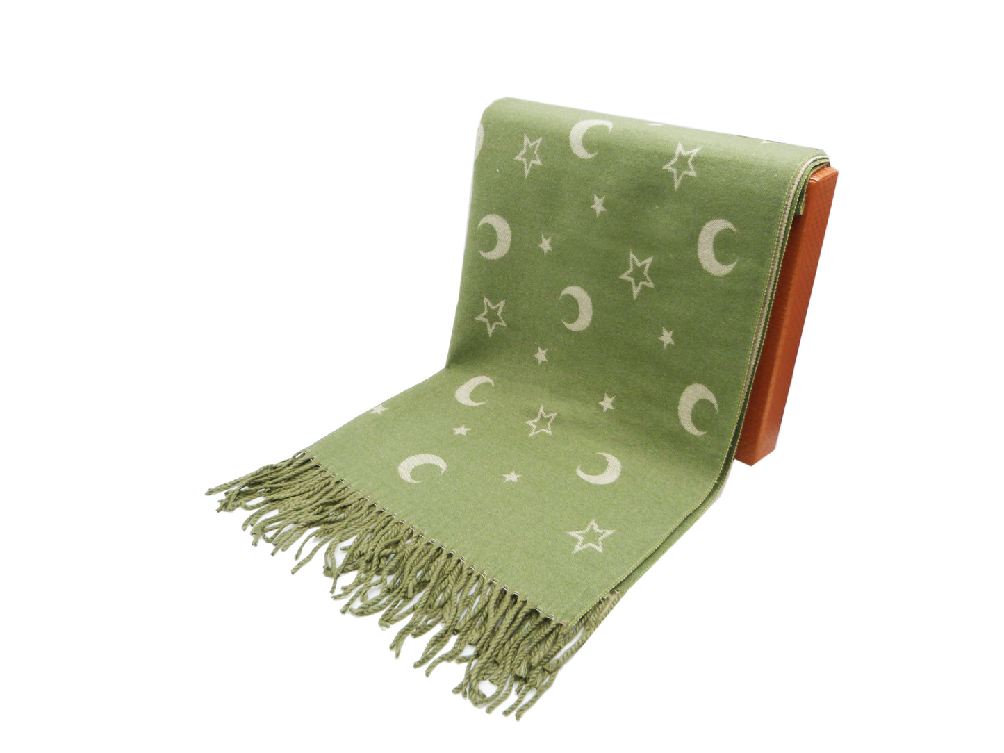 Moon And Star Winter Wrap Blanket Scarf