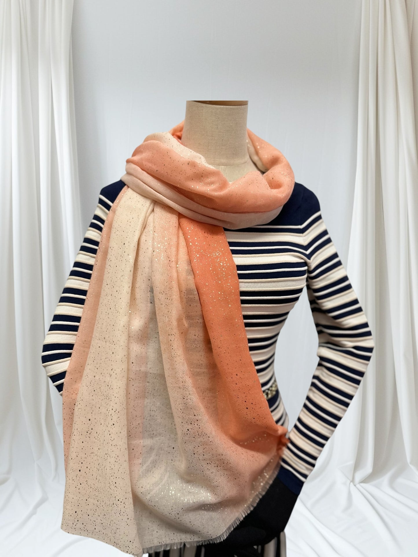 Glitter Fade  Print Scarf