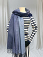 Two Tone Gradual Fade Cashmere Feel Pashmina