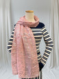 Glitter Foil Heart Print Scarf