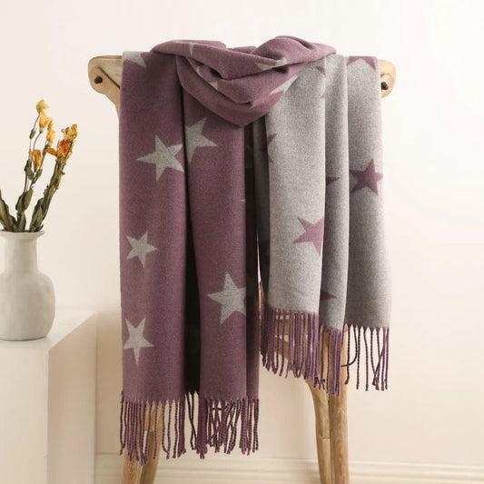 Star Pattern Winter Wrap