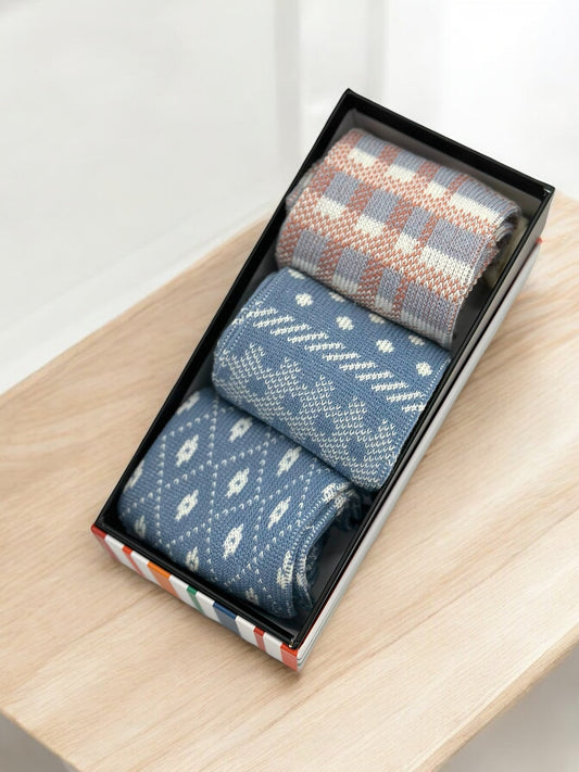 3 Pairs Of  Seamless Socks In A Gift Box