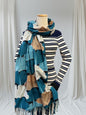 Double Sided Ginkgo Print Pashmina