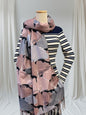 Double Sided Ginkgo Print Pashmina