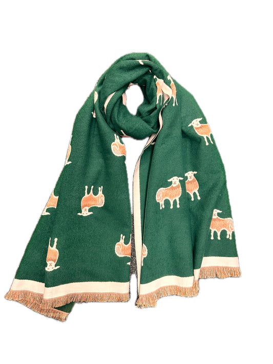 Cheerful Sheep Warm Winter Wrap