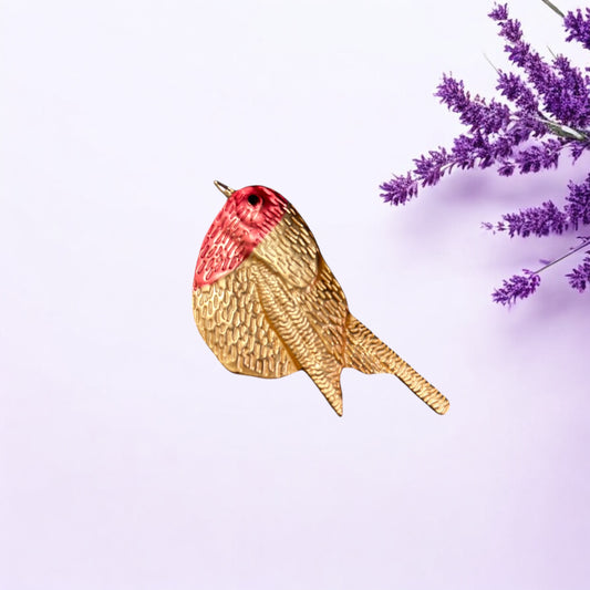 Magnetic Robin Bird Brooches