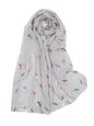Rainbow Glitter Dragon Fly Scarf