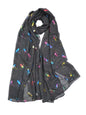 Rainbow Glitter Dragon Fly Scarf