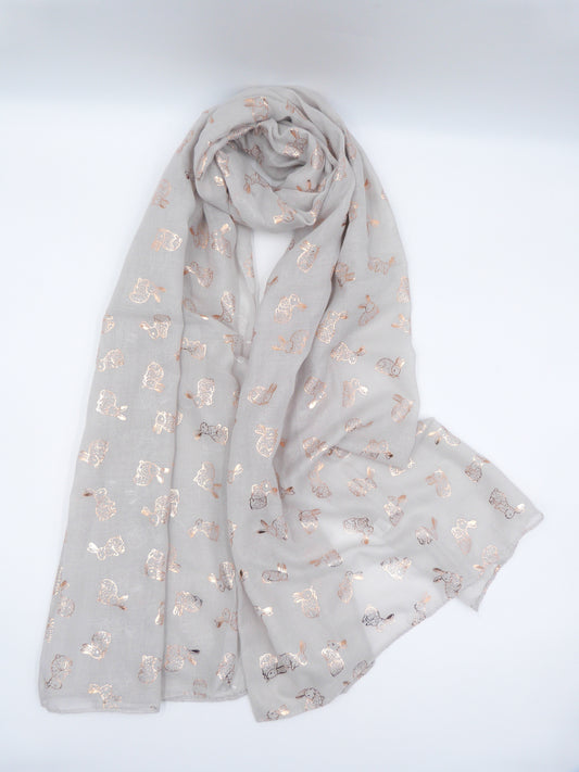 Glitter  Bunny Rabbit Scarf