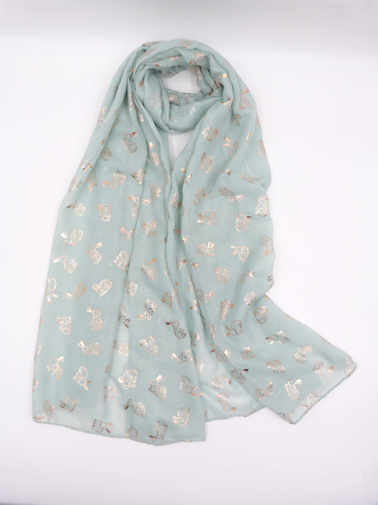 Glitter  Bunny Rabbit Scarf