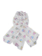 Rainbow Glitter Elephant Print Scarf