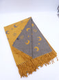 Moon And Star Winter Wrap Blanket Scarf