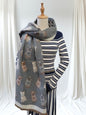 Tabby Cat  Warm Winter Wrap