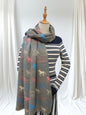 Horses  Printed Cashmere Feel Winter Wrap