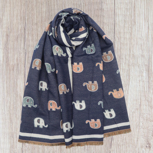 Elephant  Warm Winter Wrap