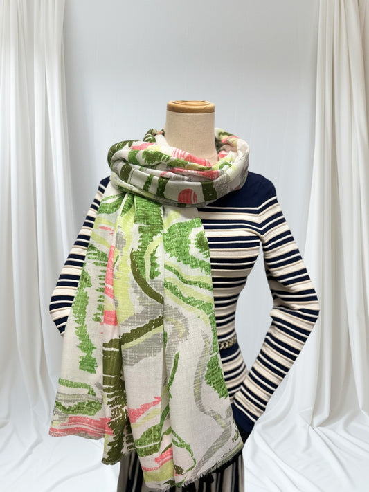 Abstract Multi colour Scarf