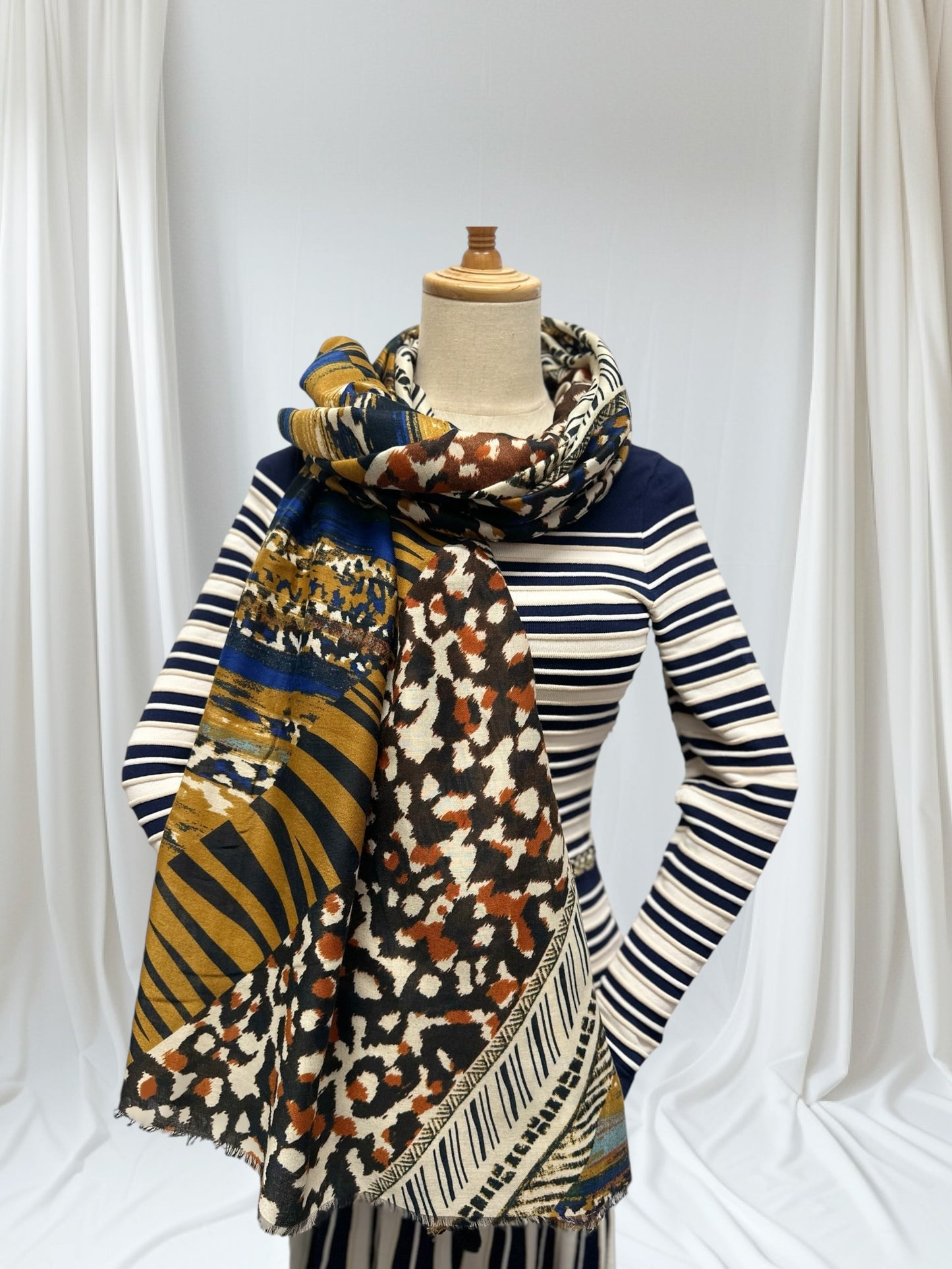 Leopard Print Large High Quality Scarf