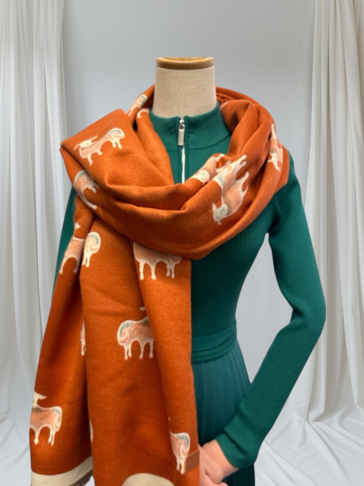 Cheerful Sheep Warm Winter Wrap