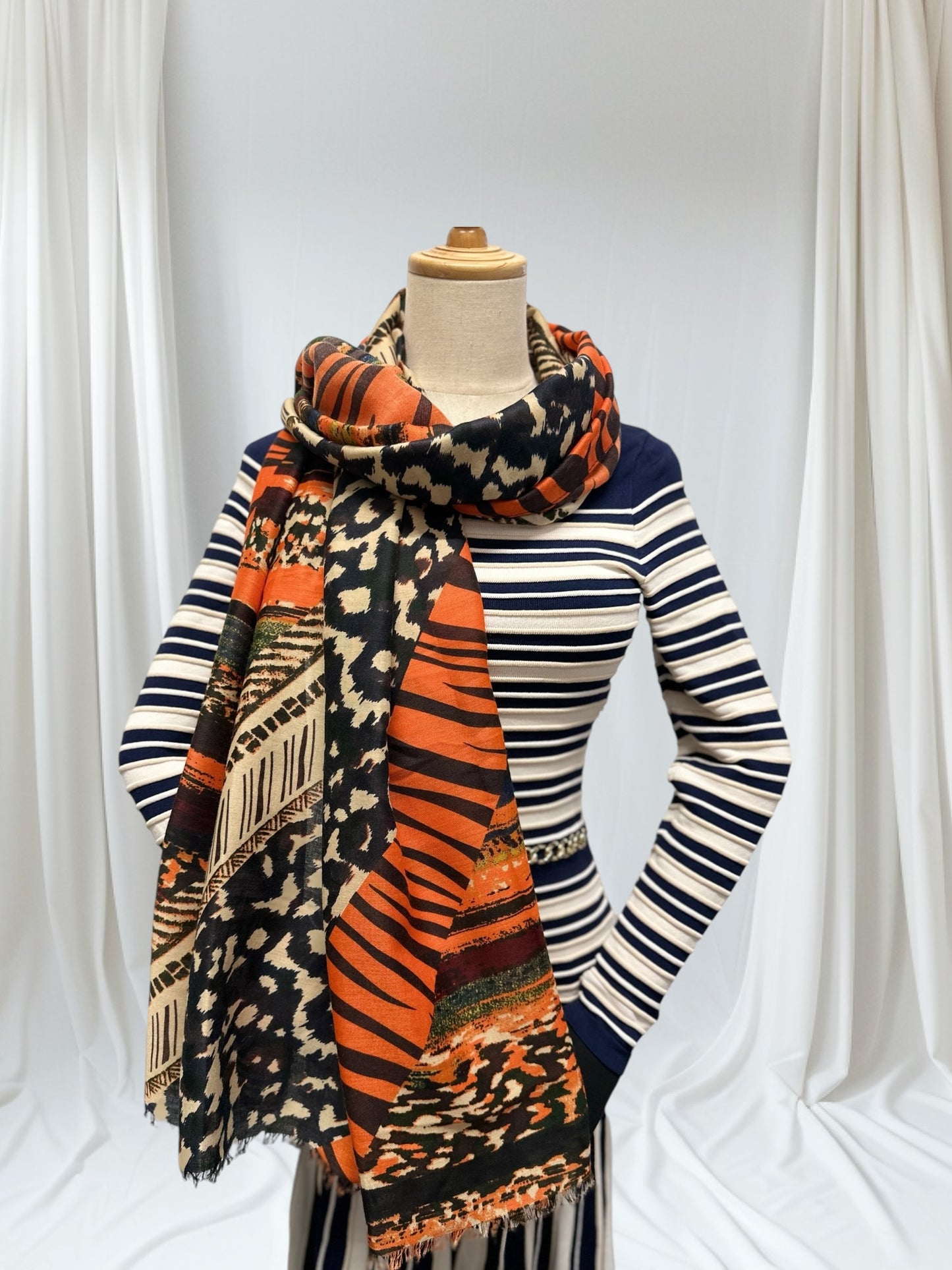 Leopard Print Large High Quality Scarf