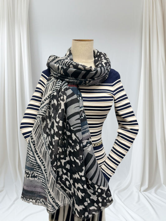 Leopard Print Large High Quality Scarf