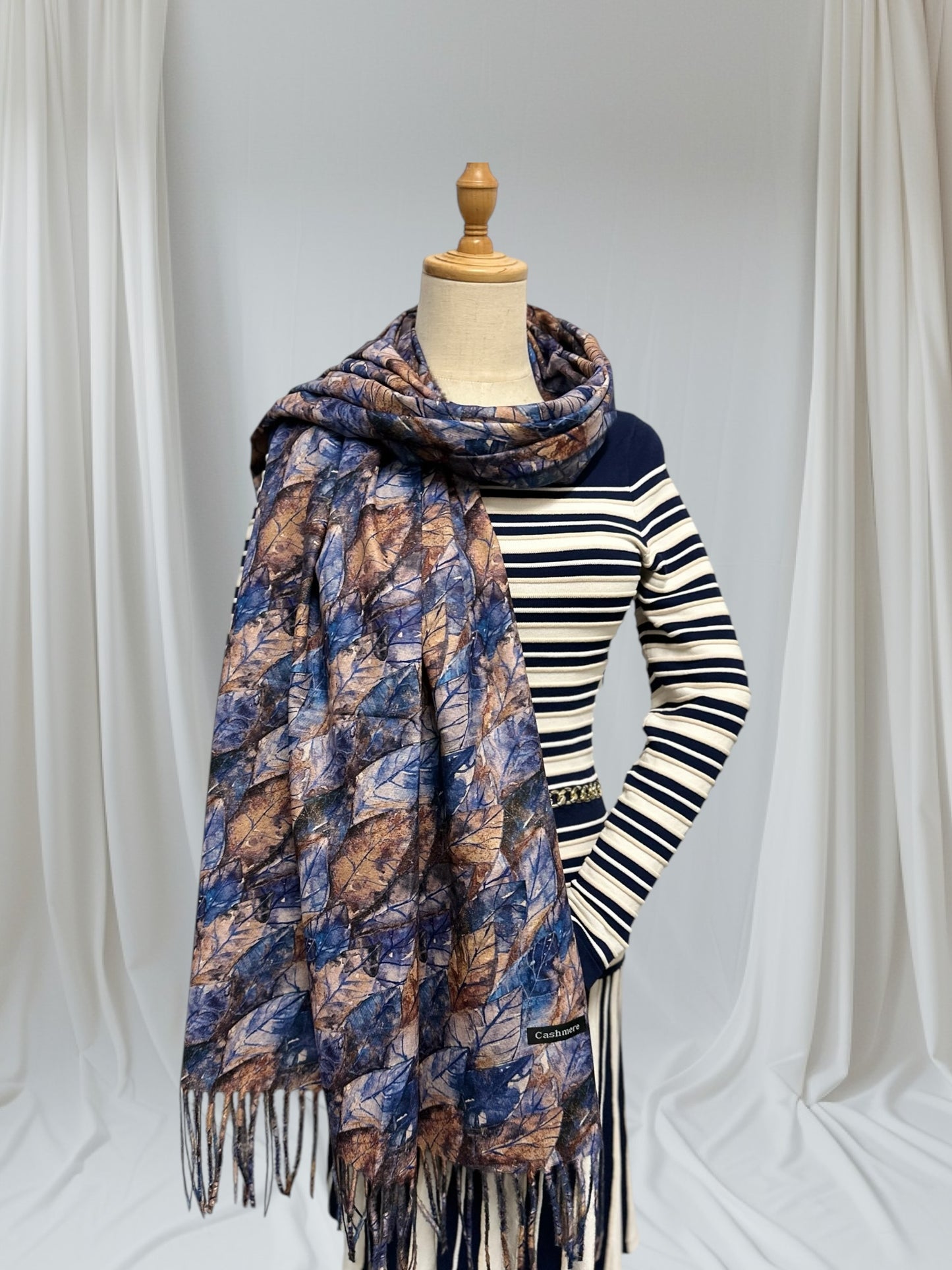 Autumn Leaf  Cashmere Feel Scarf