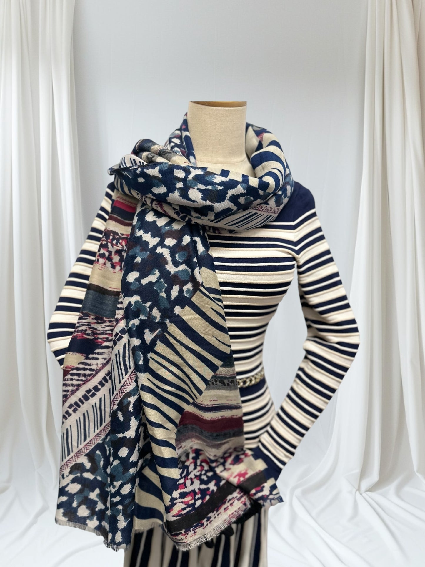 Leopard Print Large High Quality Scarf