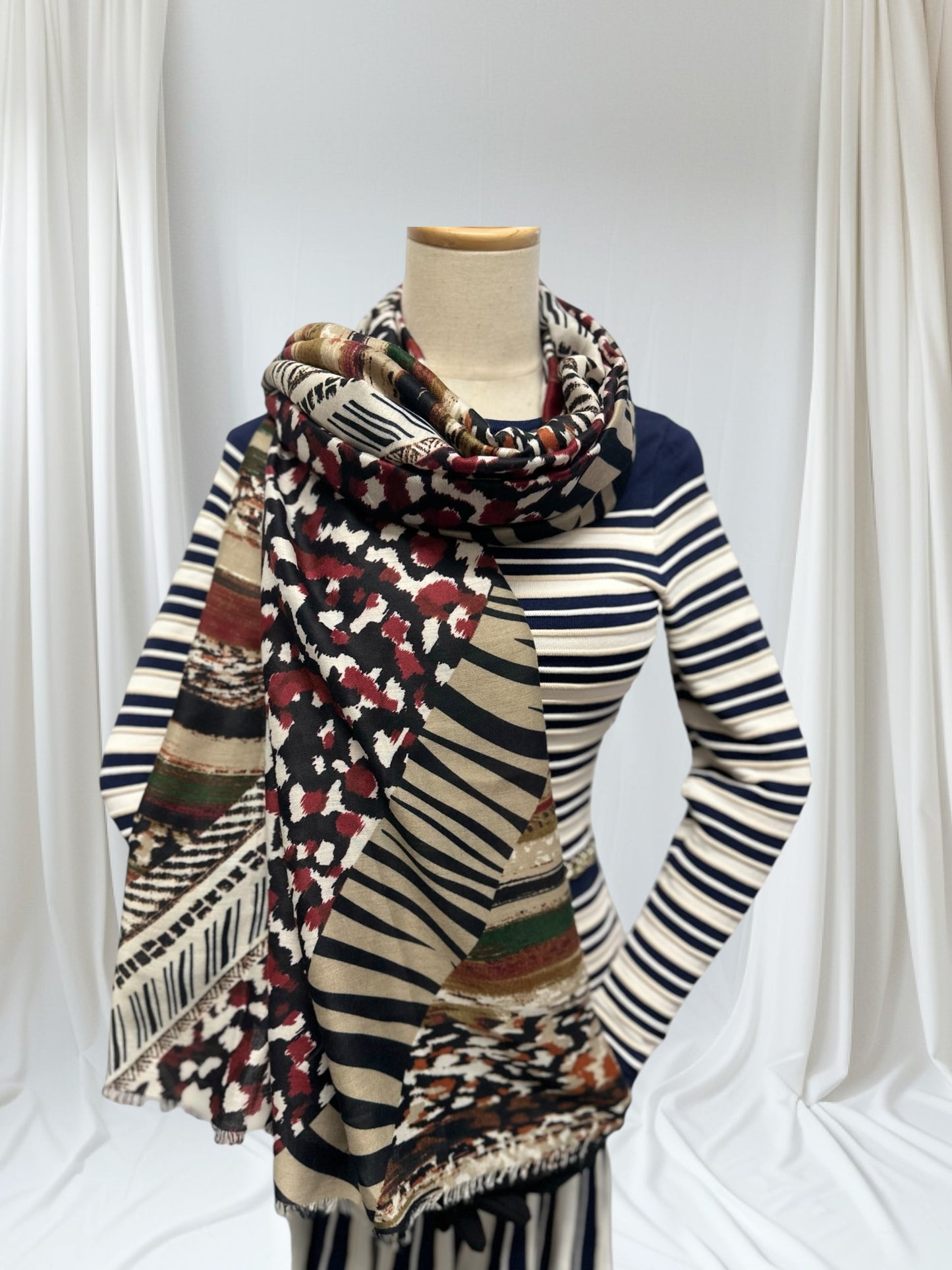 Leopard Print Large High Quality Scarf