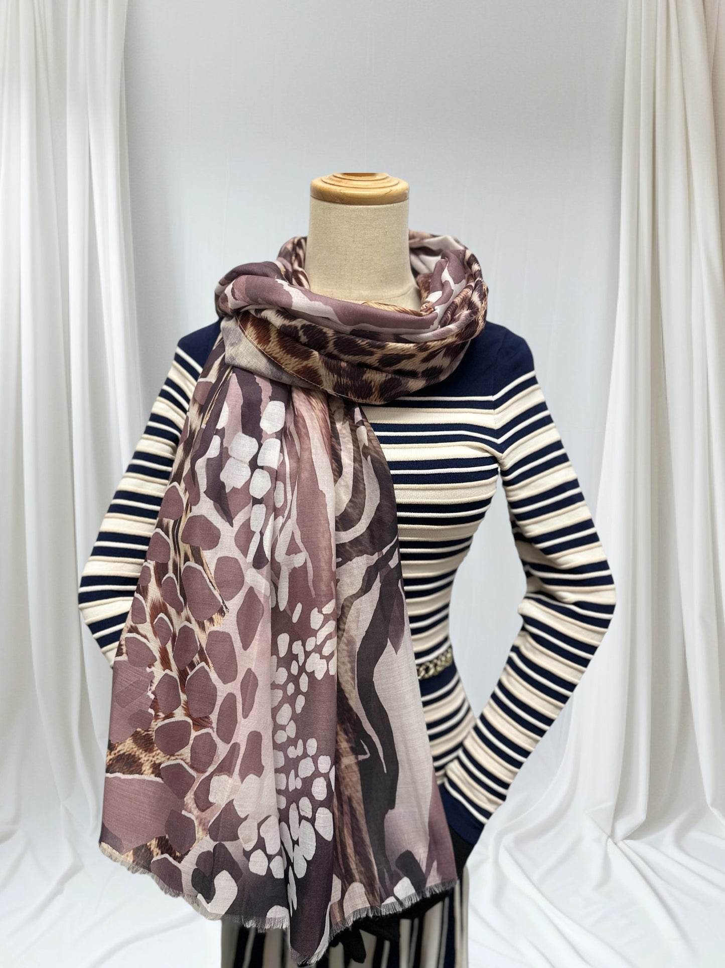 Leopard Print Scarf