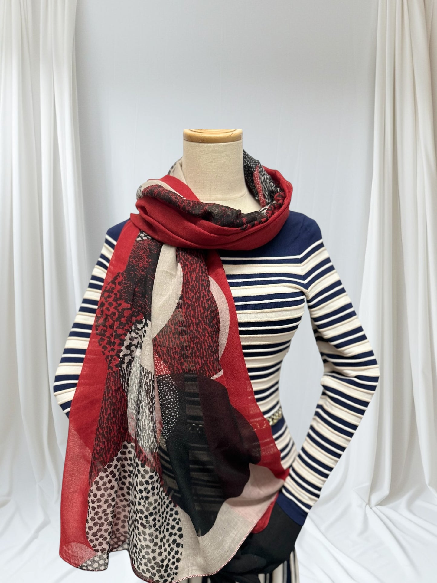 Leopard Dots Print Scarf