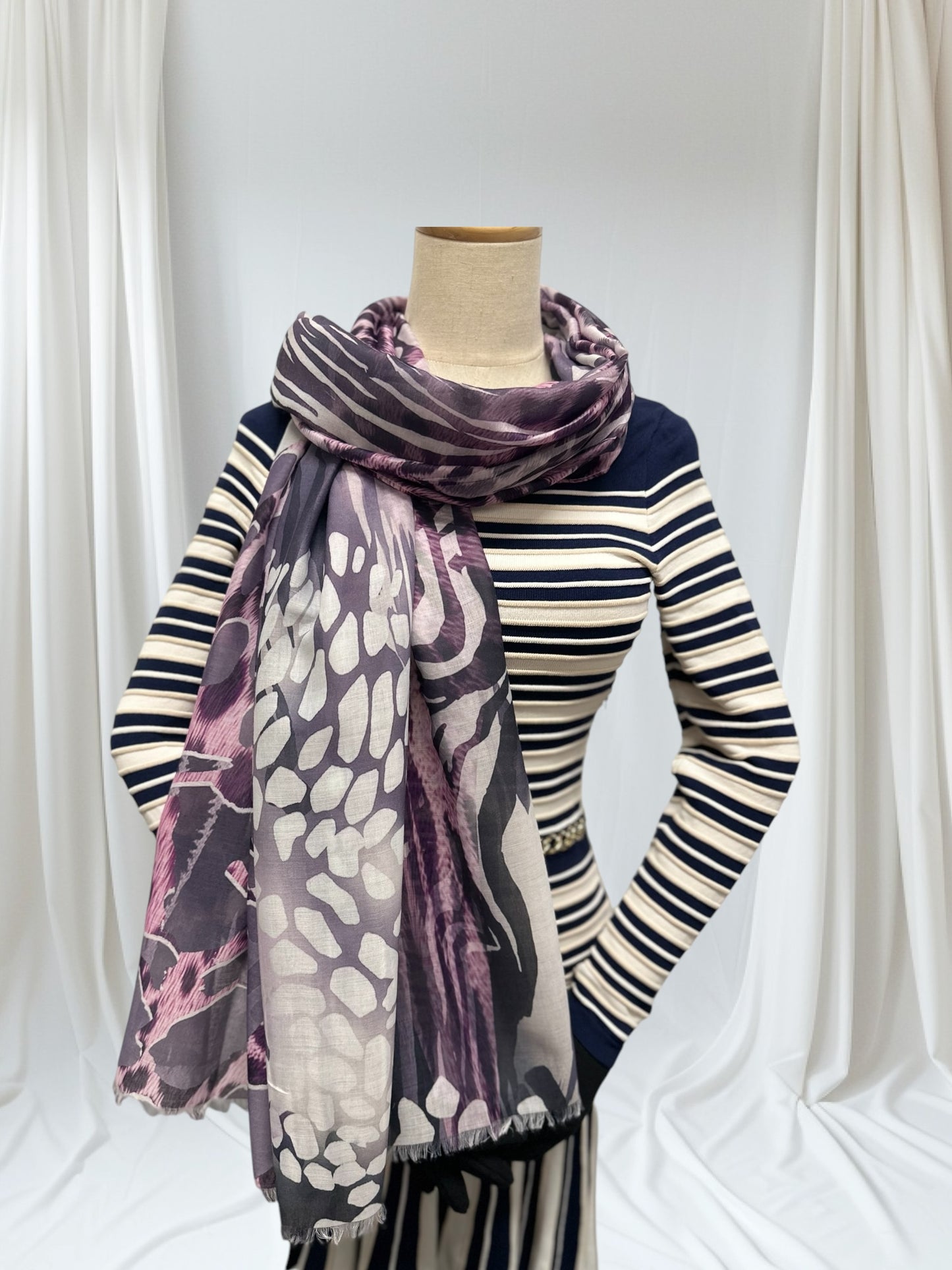 Leopard Print Scarf