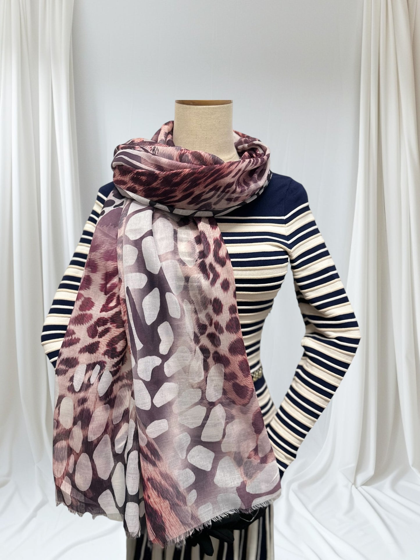 Leopard Print Scarf