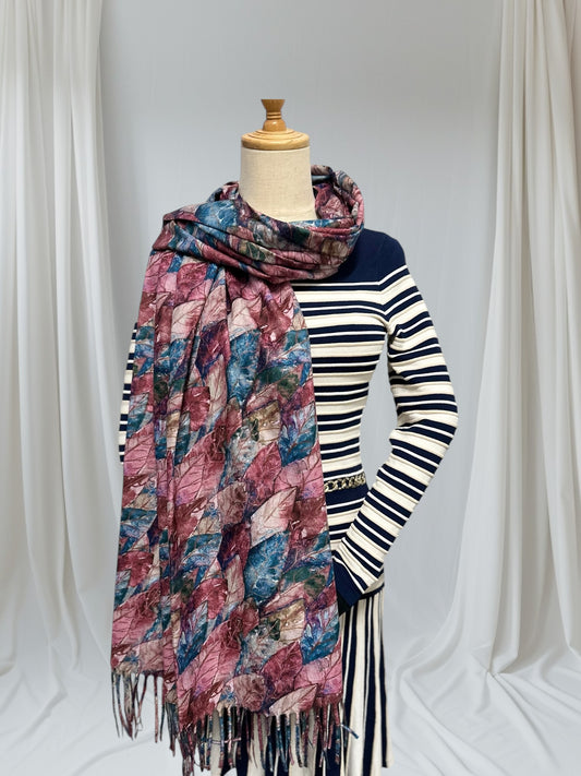 Autumn Leaf  Cashmere Feel Scarf