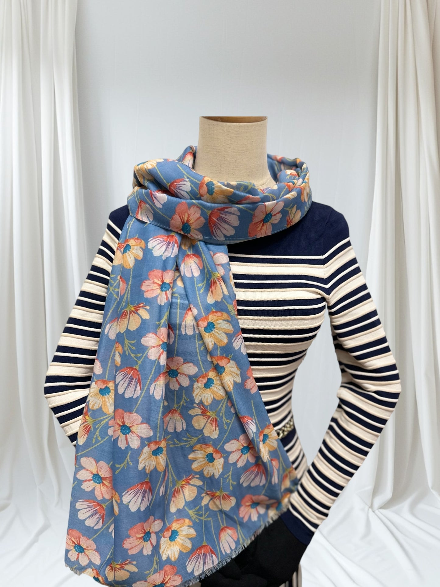 Daisy Print Scarf