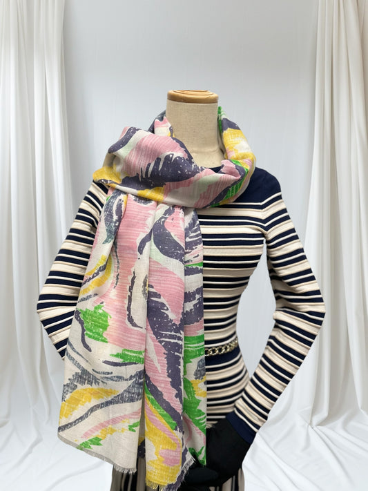 Abstract Multi colour Scarf