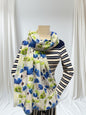 Poppy Flower Print Scarf