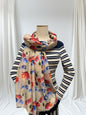 Poppy Flower Print Scarf