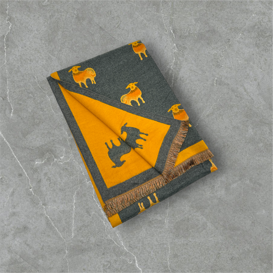 Cheerful Sheep Warm Winter Wrap