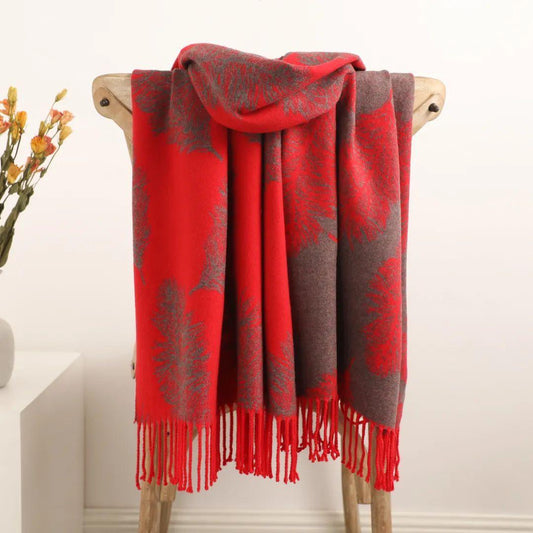 Feather Cashmere Winter Wrap