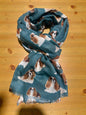 Cavalier King Charles Spaniel Print Scarf