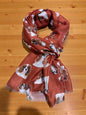 Cavalier King Charles Spaniel Print Scarf