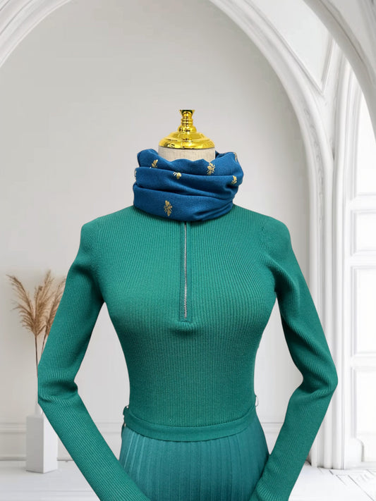 Glitter bee Print Snood