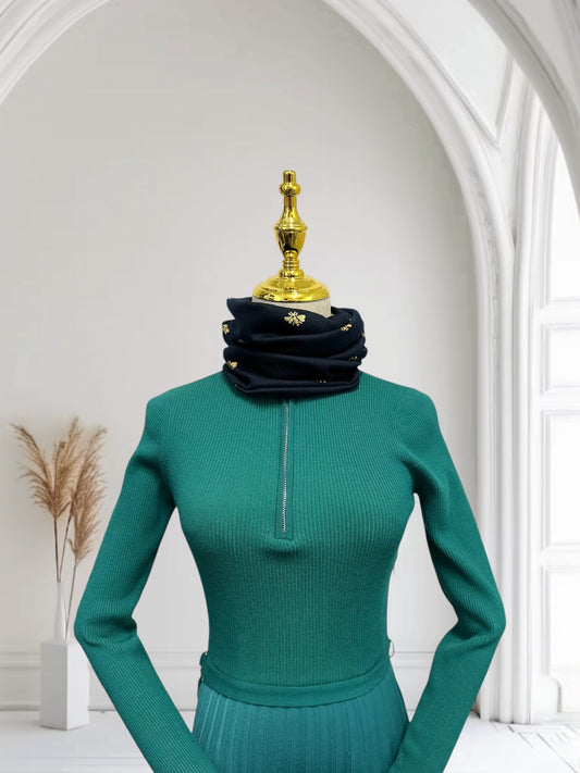 Glitter bee Print Snood