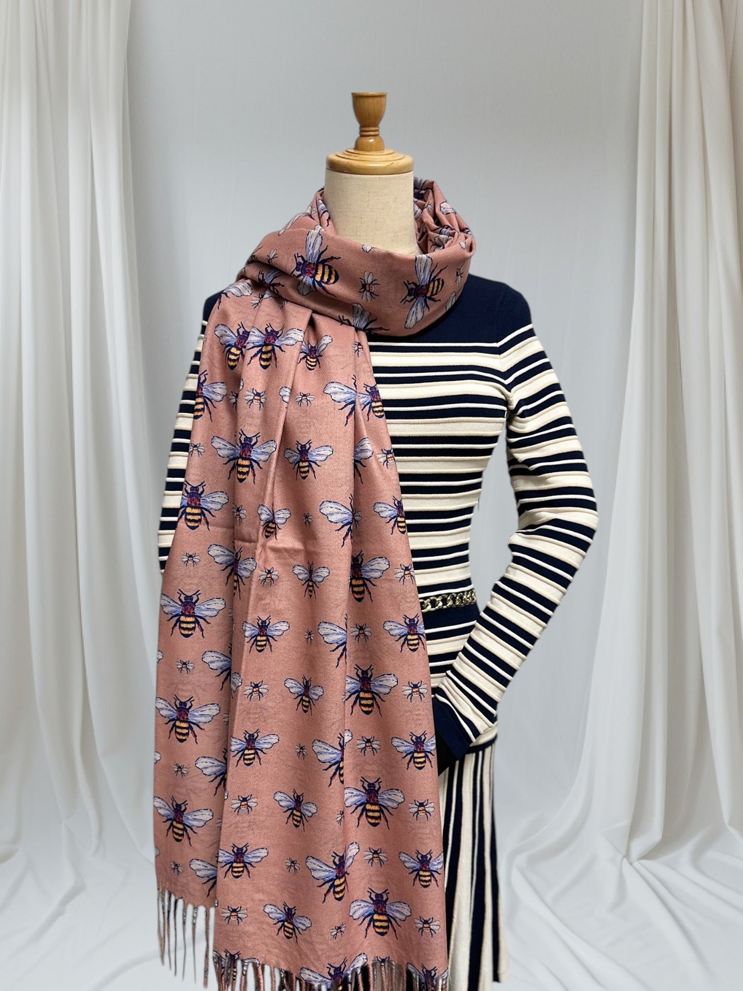 Bee  Cashmere Feel Pashmina