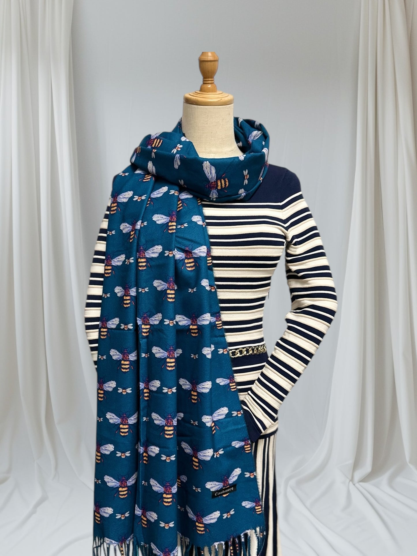 Bee  Cashmere Feel Pashmina