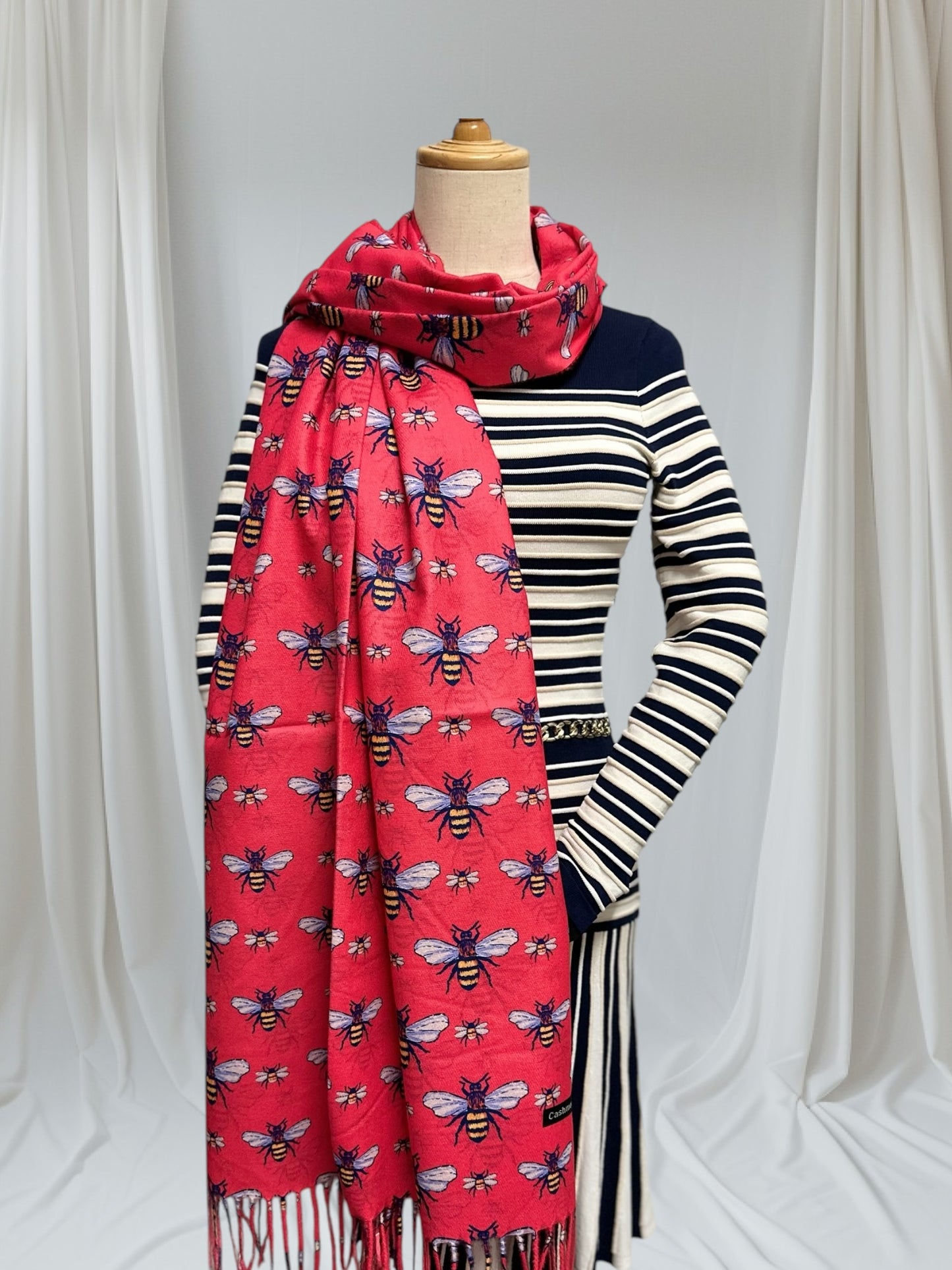 Bee  Cashmere Feel Pashmina