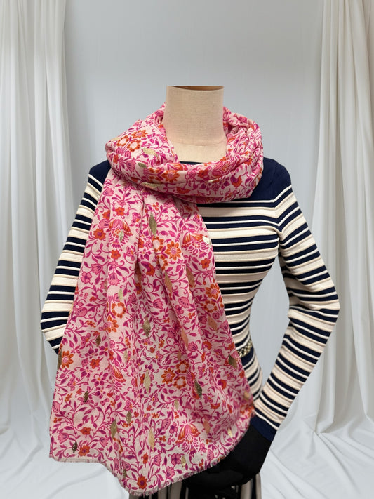 Bluebell Flower Print Scarf