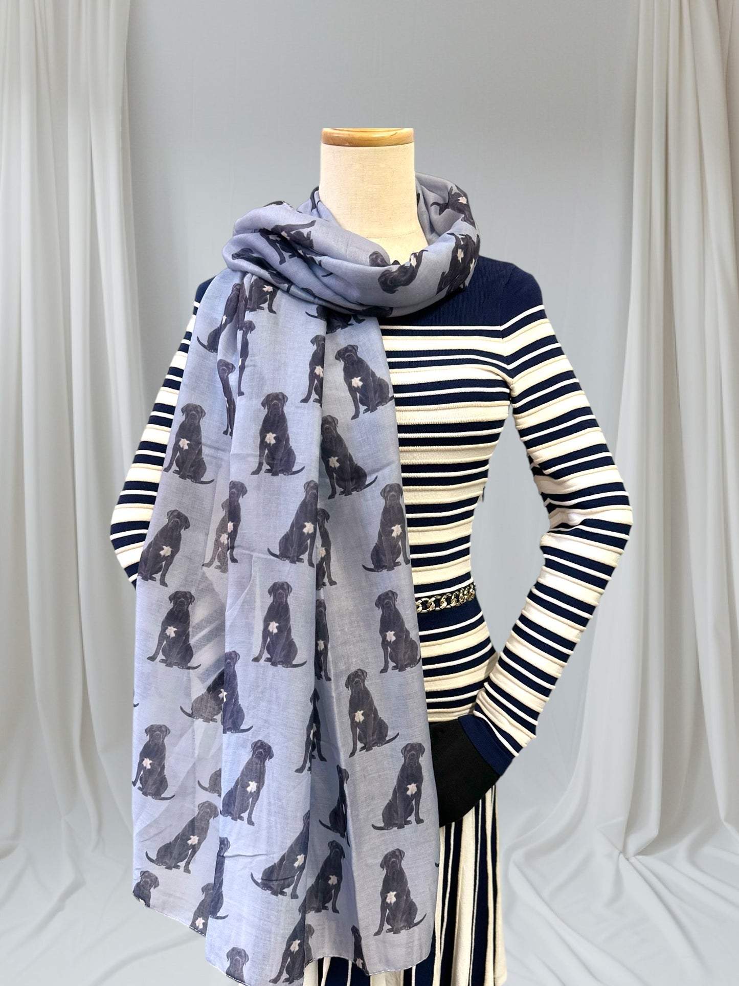 Cane Corsa  Print Scarf