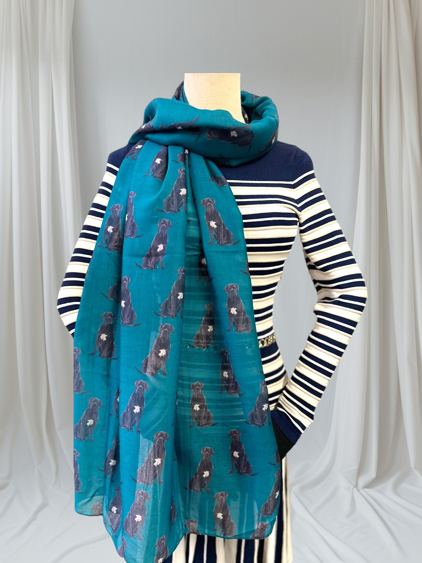 Cane Corsa  Print Scarf