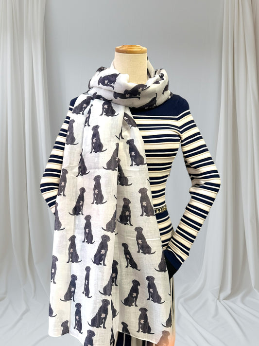 Cane Corsa  Print Scarf